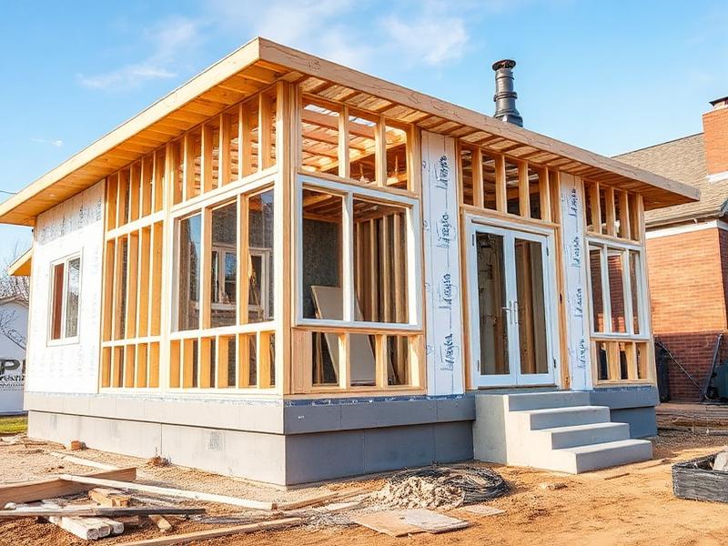 Home addition in progress